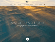 Tablet Screenshot of nature-in-focus.de